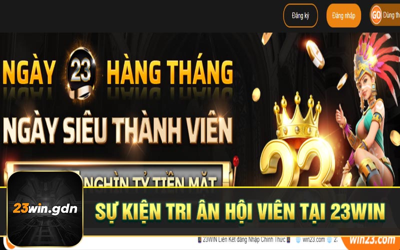 Sự kiện tri ân hội viên tại 23WIN